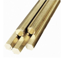 Шестигранник латунный ЛС 59-1 19 мм